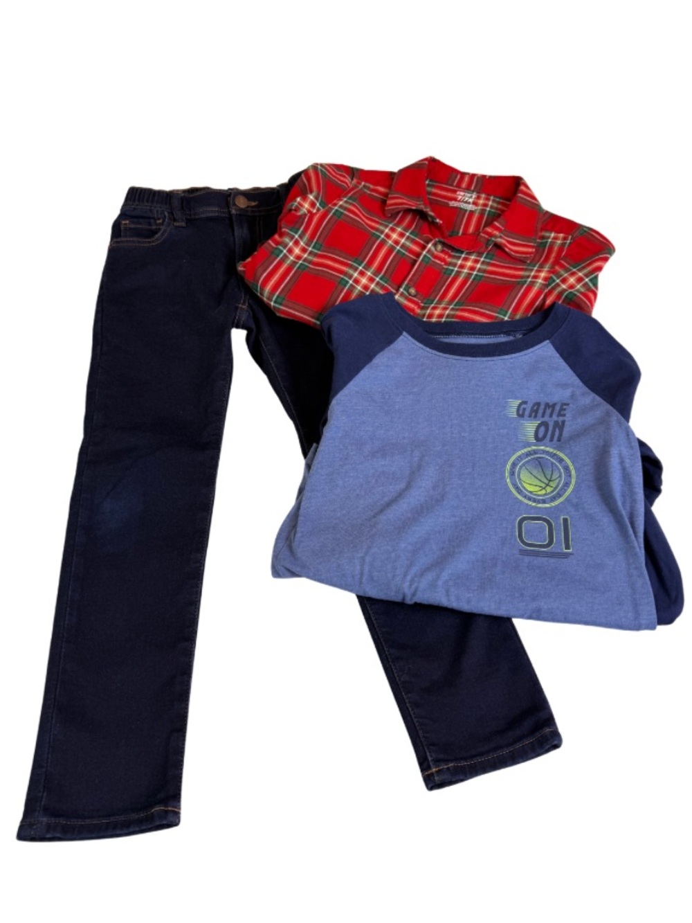 Boys Jeans & Long Sleeve Tops Bundle 7